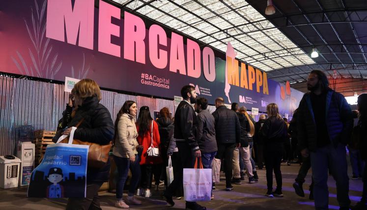 Puerta de la feria de gastronomía MAPPA