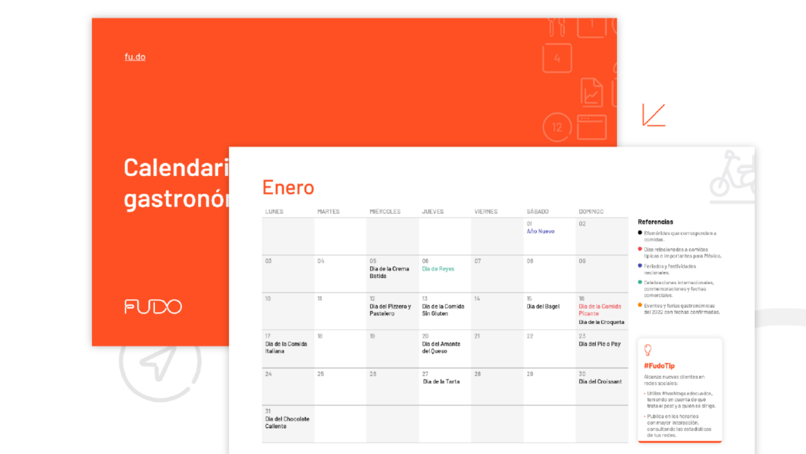 Calendario de marketing gastronómico 2023