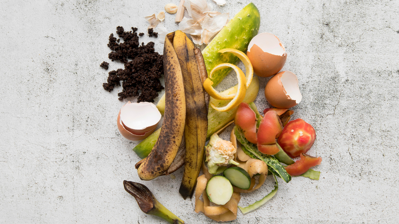 cáscaras de frutas y verduras