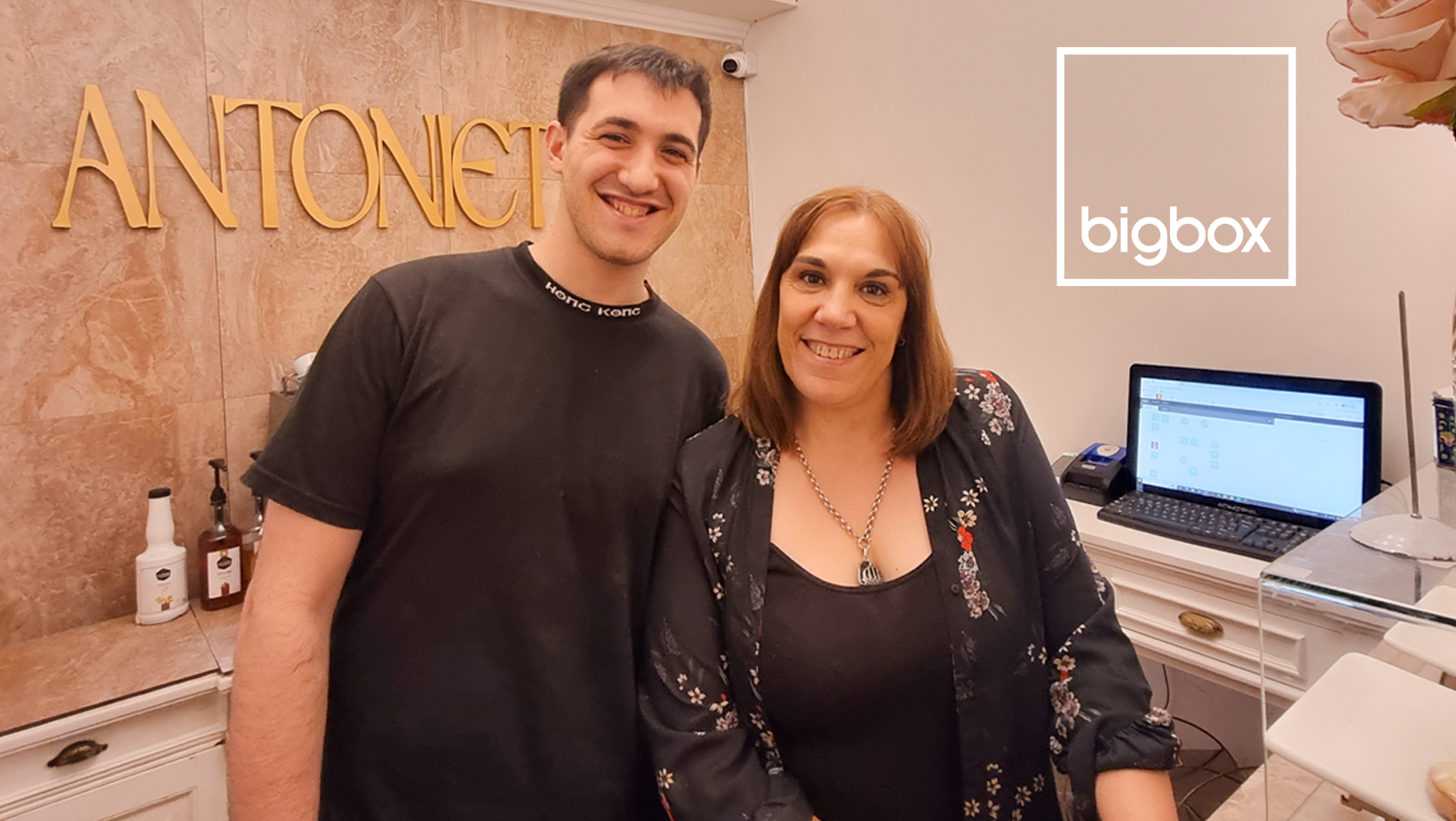 Franco y su madre, dueños de Antonietta 