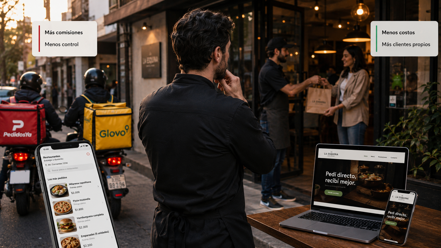 Plataformas de delivery para restaurantes: delivery propio o apps externas, ¿qué conviene más?